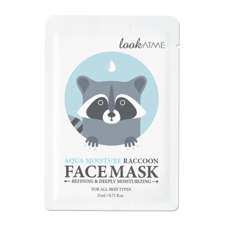 Máscara Facial Aqua Moisture Raccoon